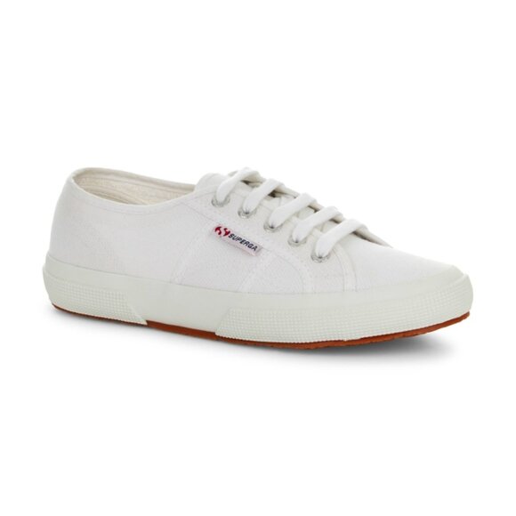 Superga Canvas Platform Sneakers 9 White - Picture 2 of 7